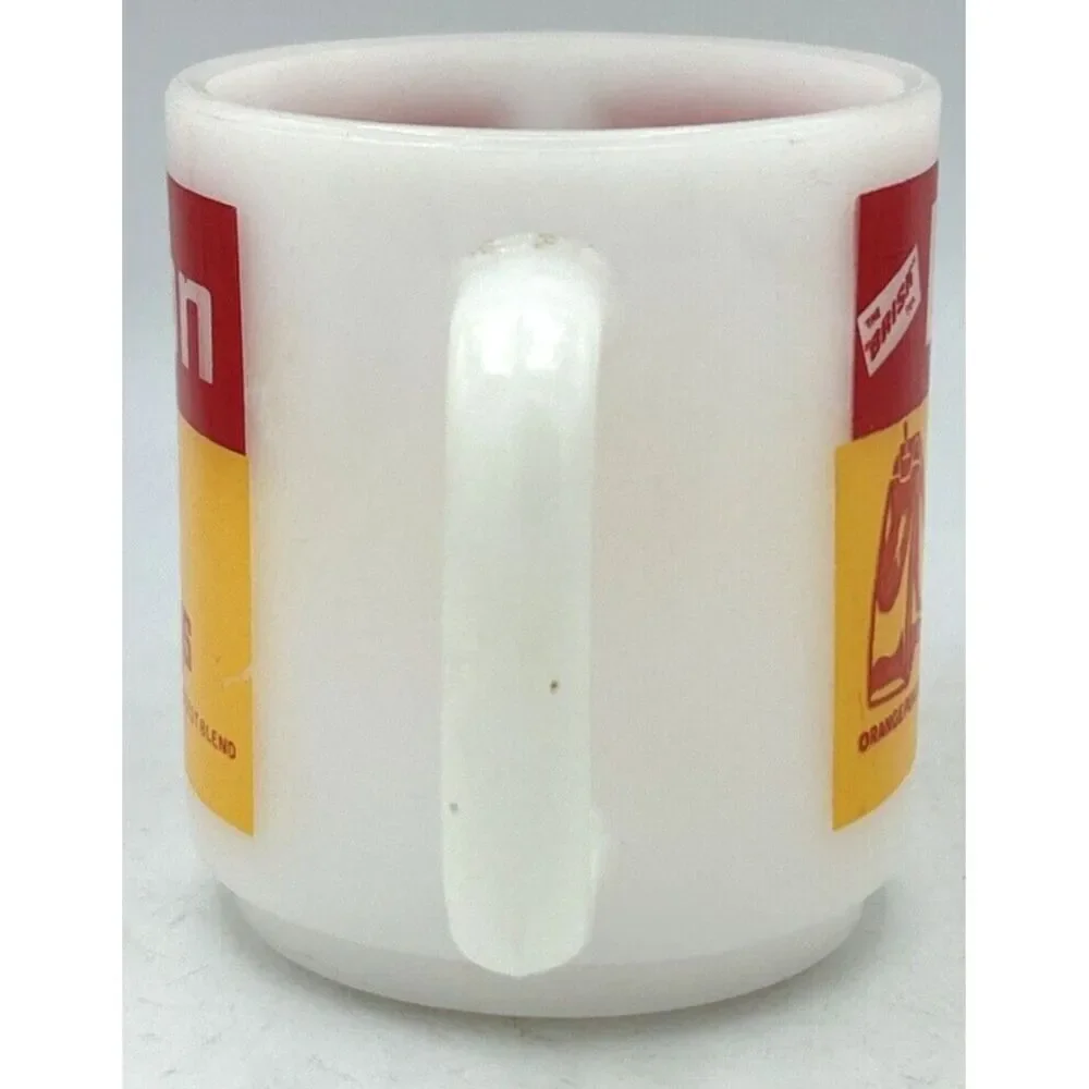 Vtg Cup Mug With Brisk LIPTON FLO-THRU TEA BAGS 3.5